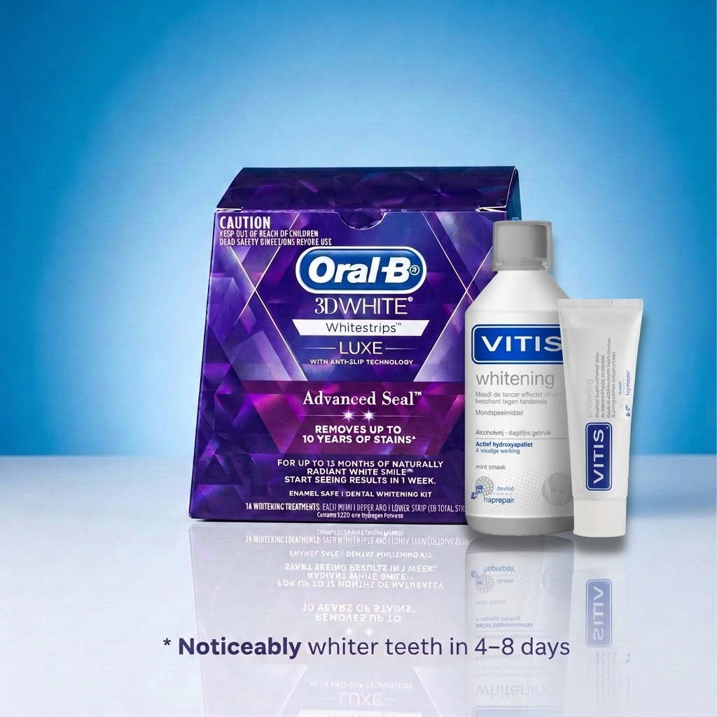 Oral-B 3D Whitening Strips Luxe Advanced Seal - Bundle