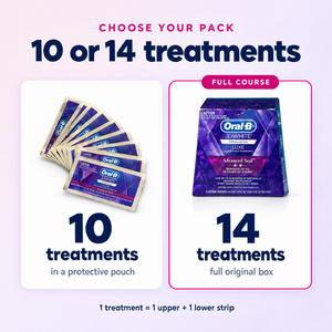 Oral-B 3D Whitestrips - choose 10 or 14 treatments
