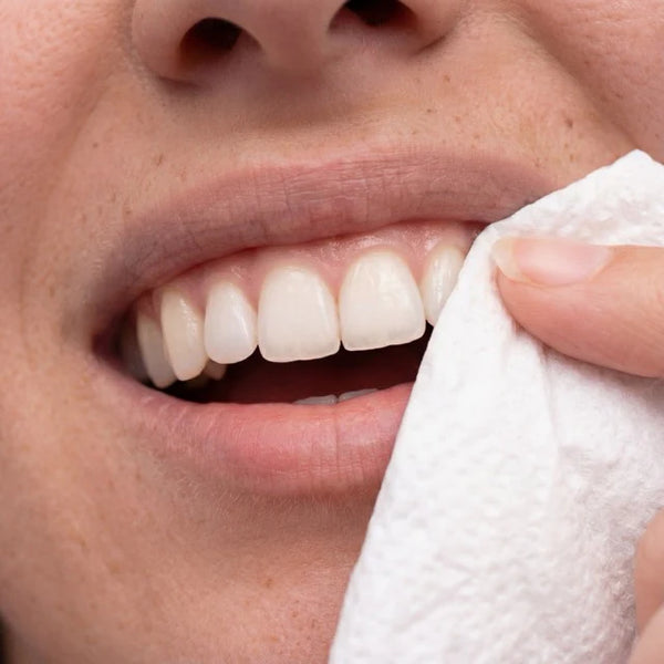 Dry your teeth