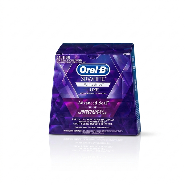 Oral-B 3D Whitening Strips Luxe Advanced Seal
