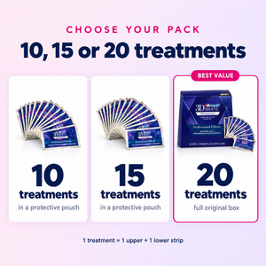 Crest 3D Whitestrips - choose 10, 15 or 20 treatments